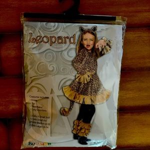 New in package girls leopard costume